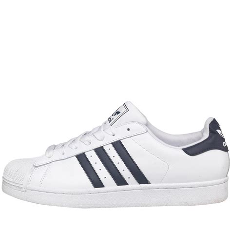 adidas originals herren superstar 2 sneakers weiß navy|adidas originals superstar 2 white navy.